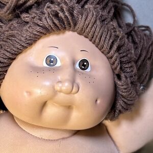Cabbage Patch Kids Unisex Doll 16 Inch 1978 1982 Coleco Vintage Loop Yarn Hair